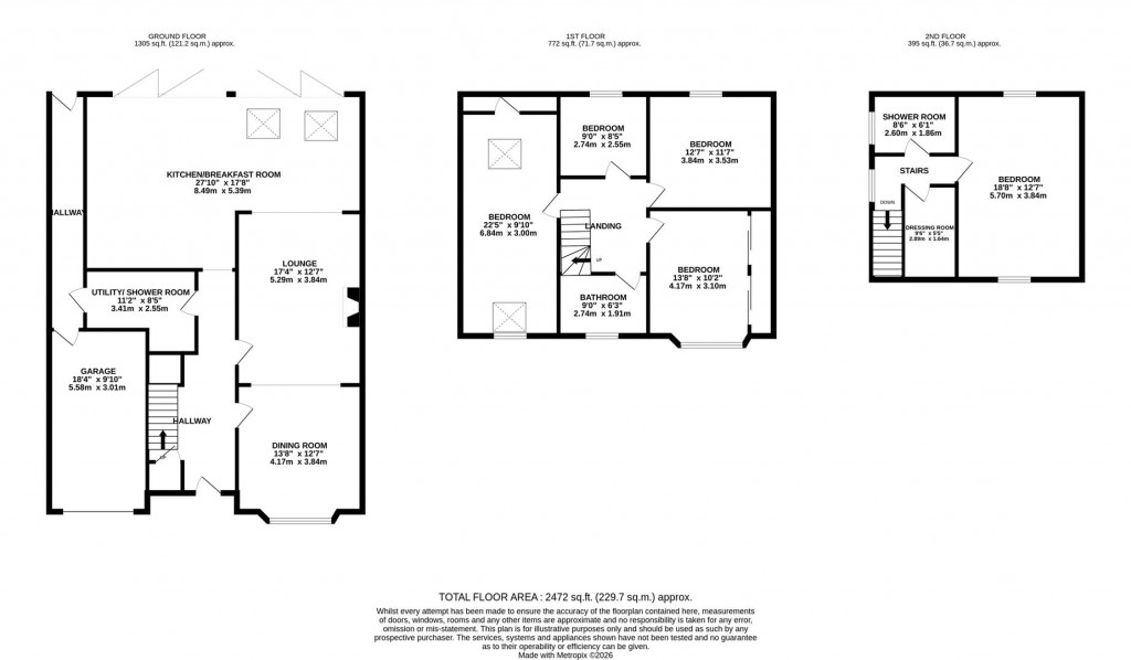 Floorplans For Croyland Road, Wellingborough