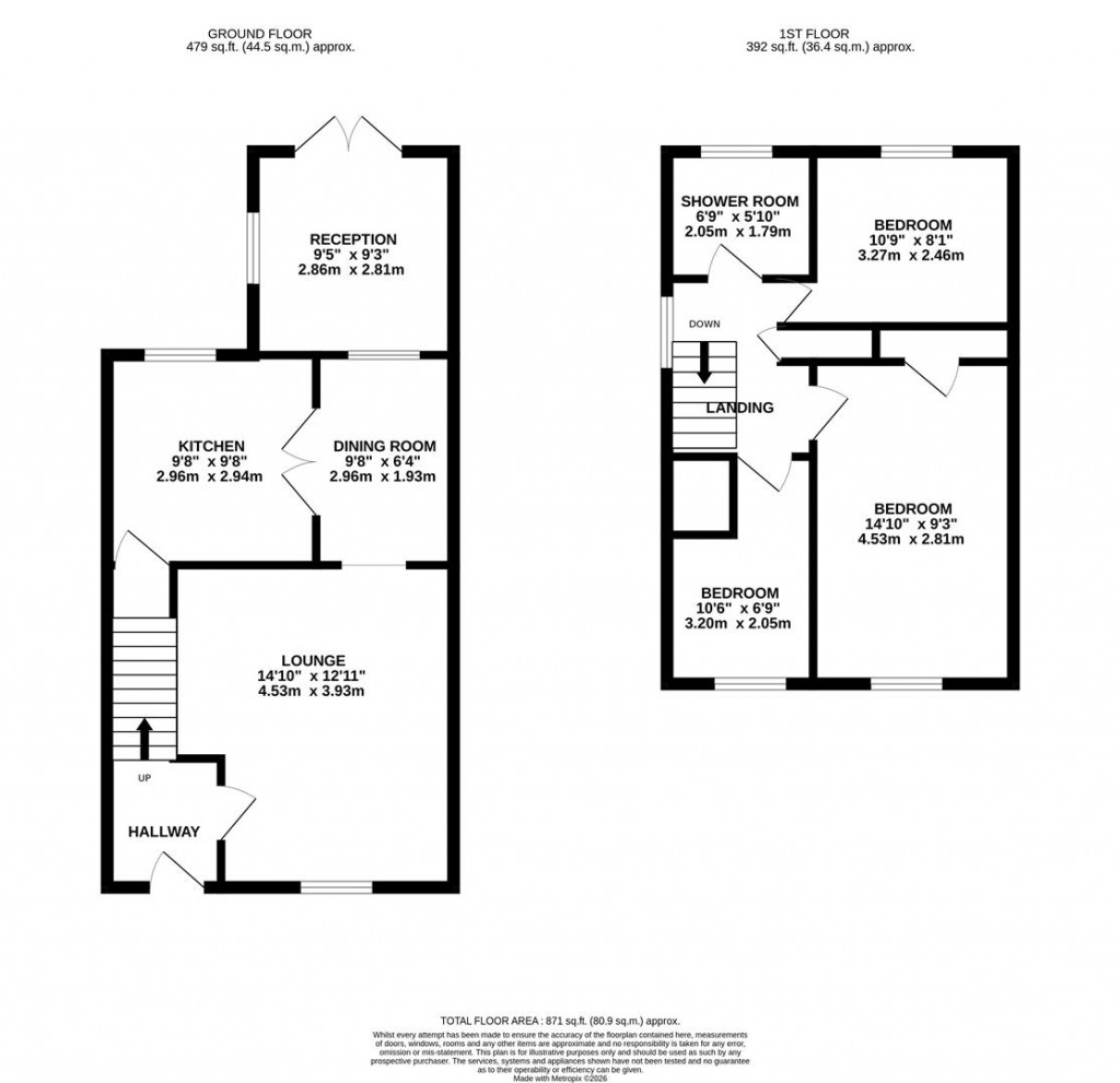 Floorplans For Moss Walk, Corby