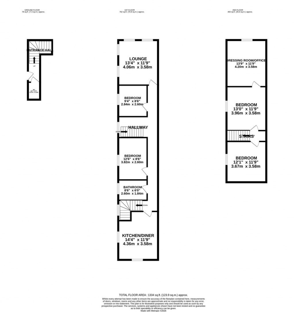 Floorplans For Northampton Road, Market Harborough