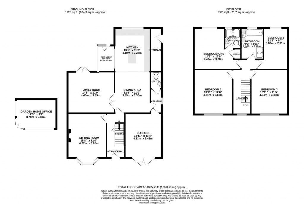 Floorplans For Albert Street, Fleckney