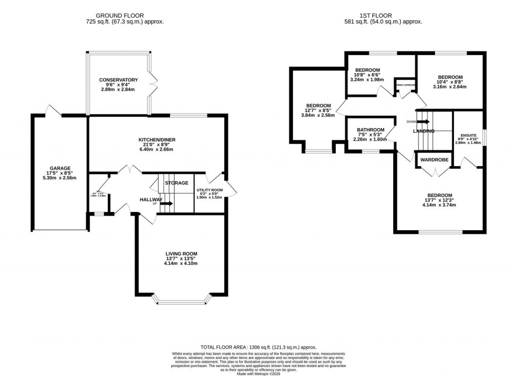 Floorplans For Tailby Avenue, Kettering