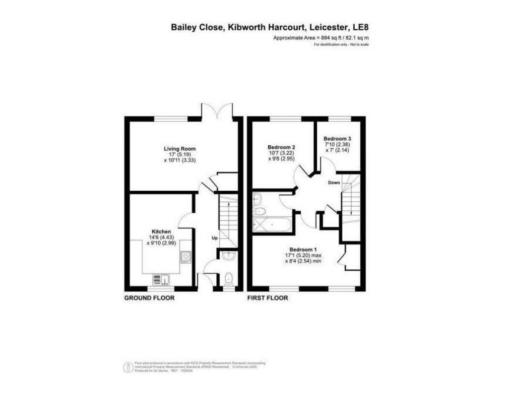 Floorplans For Bailey Close, Kibworth Harcourt