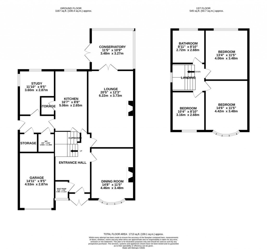Floorplans For Thorpeville, Moulton, Northampton