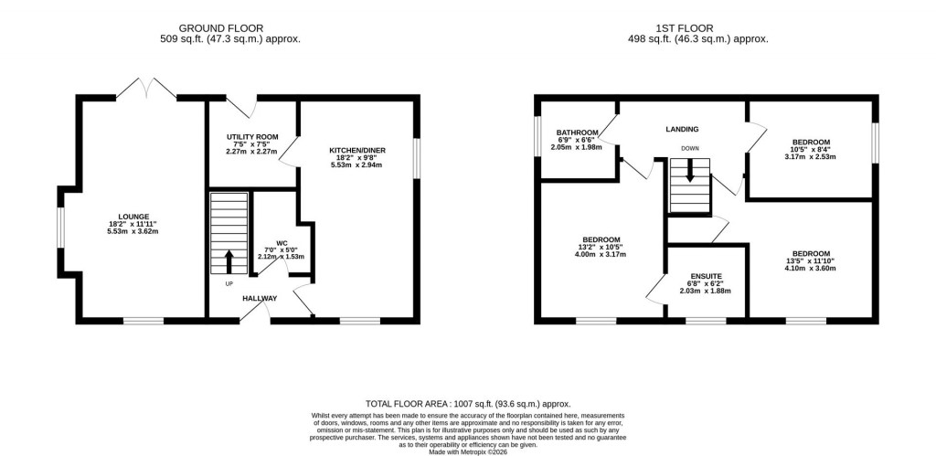 Floorplans For Martingale Street, Wellingborough