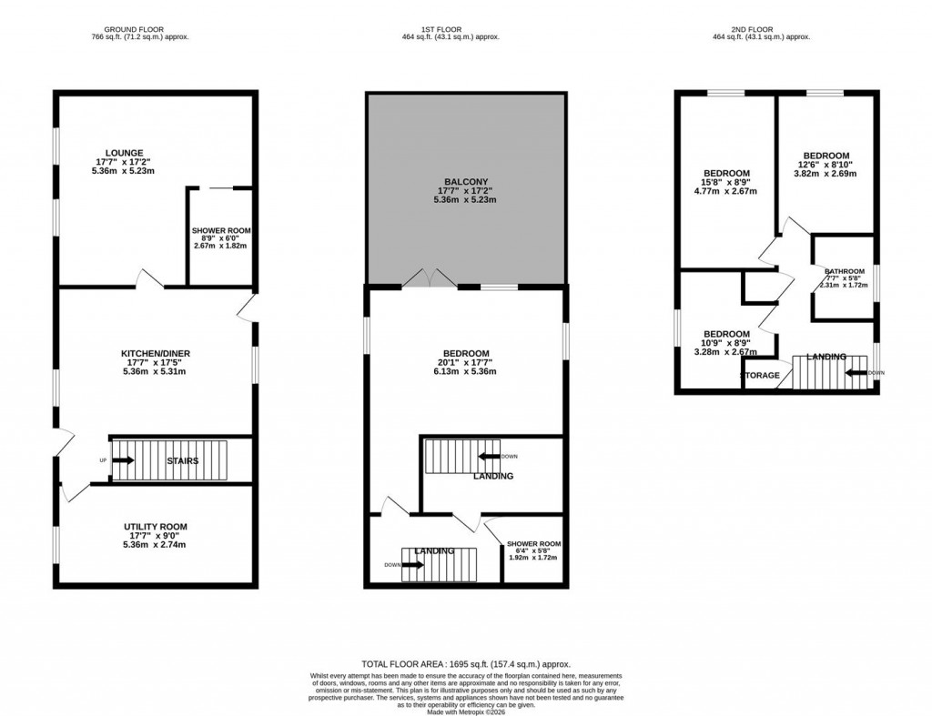 Floorplans For Blenheim Walk, Corby