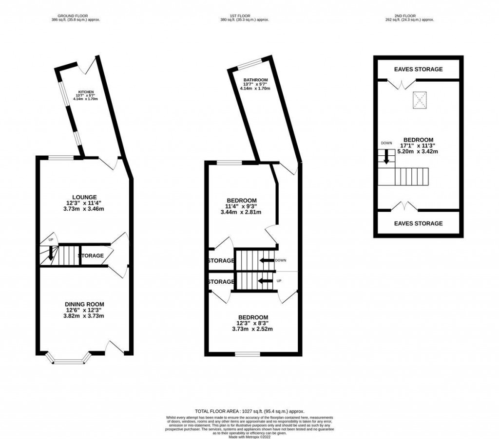 Floorplans For Nelson Street, Market Harborough