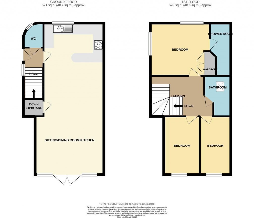 Floorplans For Cumberland Close, Northampton