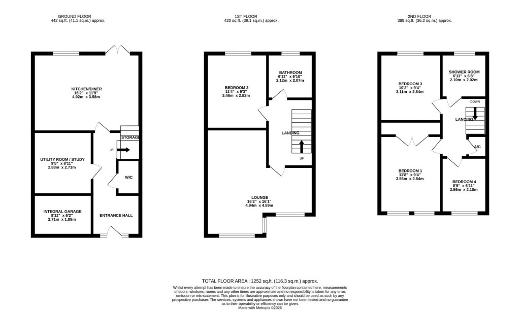 Floorplans For Park View, Corby