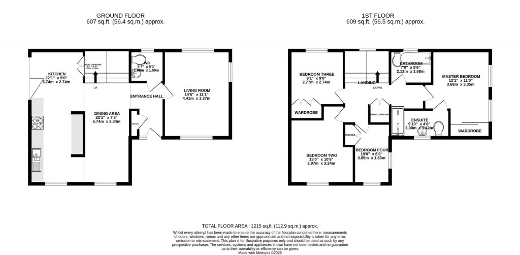 Floorplans For Bridegroom Street, Market Harborough
