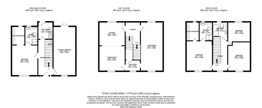 Floorplans For Celtic Close, Higham Ferrers