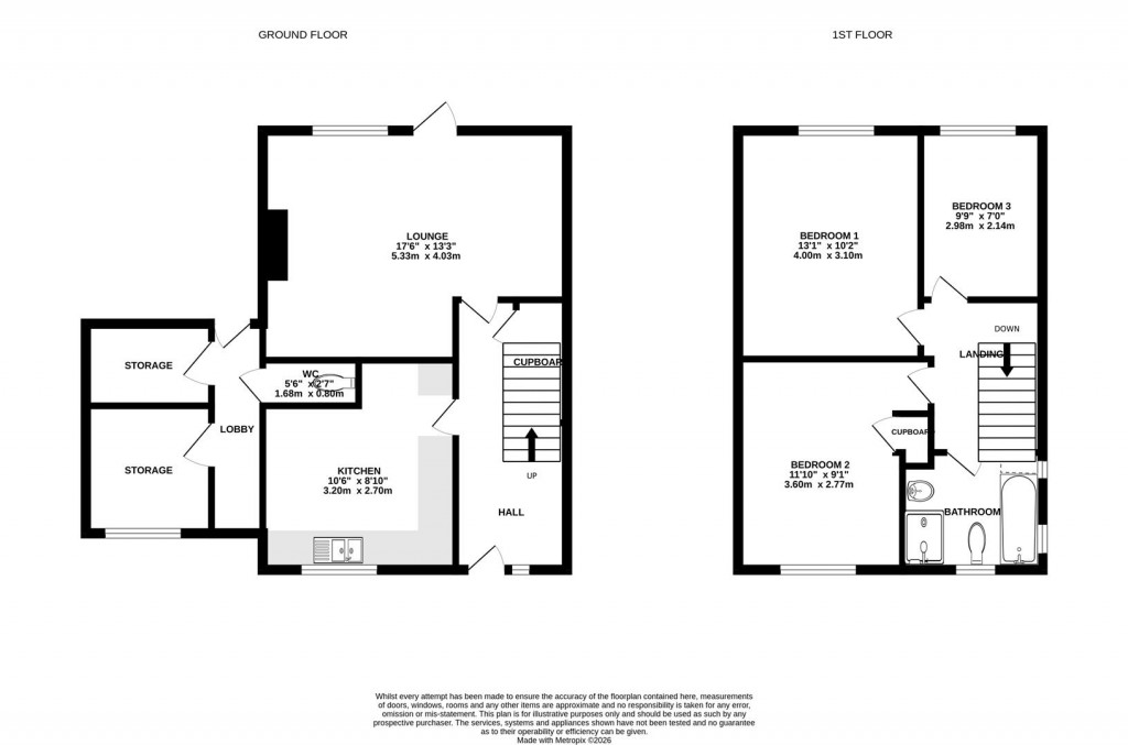 Floorplans For Almond Road, Kettering