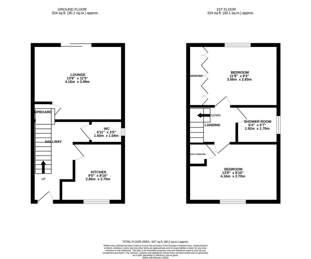 Floorplans For Burdock Way, Desborough, Kettering