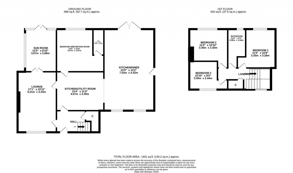 Floorplans For East Avenue, Burton Latimer