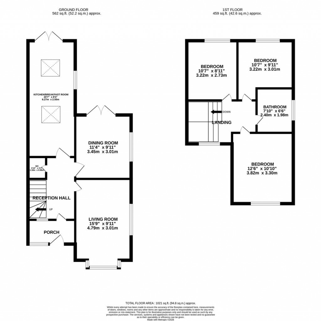 Floorplans For The Headlands, Market Harborough