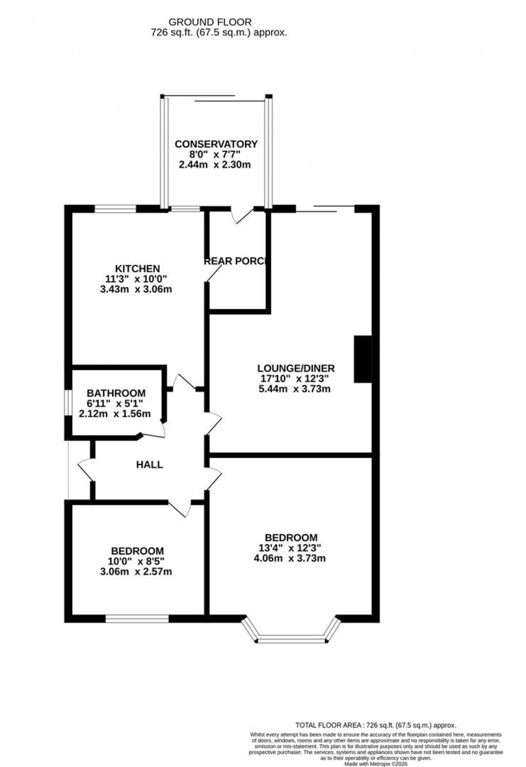Floorplans For Whitney Road, Burton Latimer