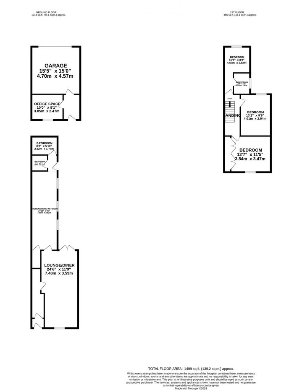 Floorplans For Harborough Road, Rushden