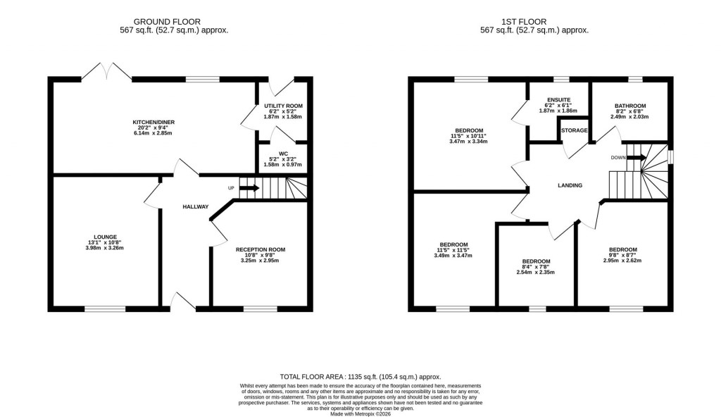 Floorplans For Speight Crescent, Barton Seagrave
