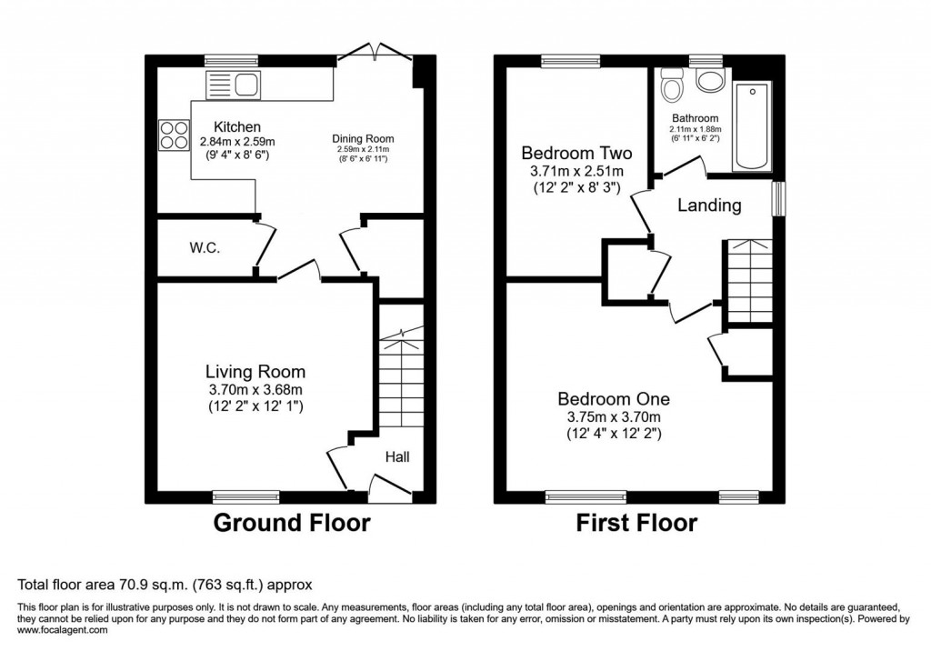 Floorplans For Coe Close, Earl Shilton