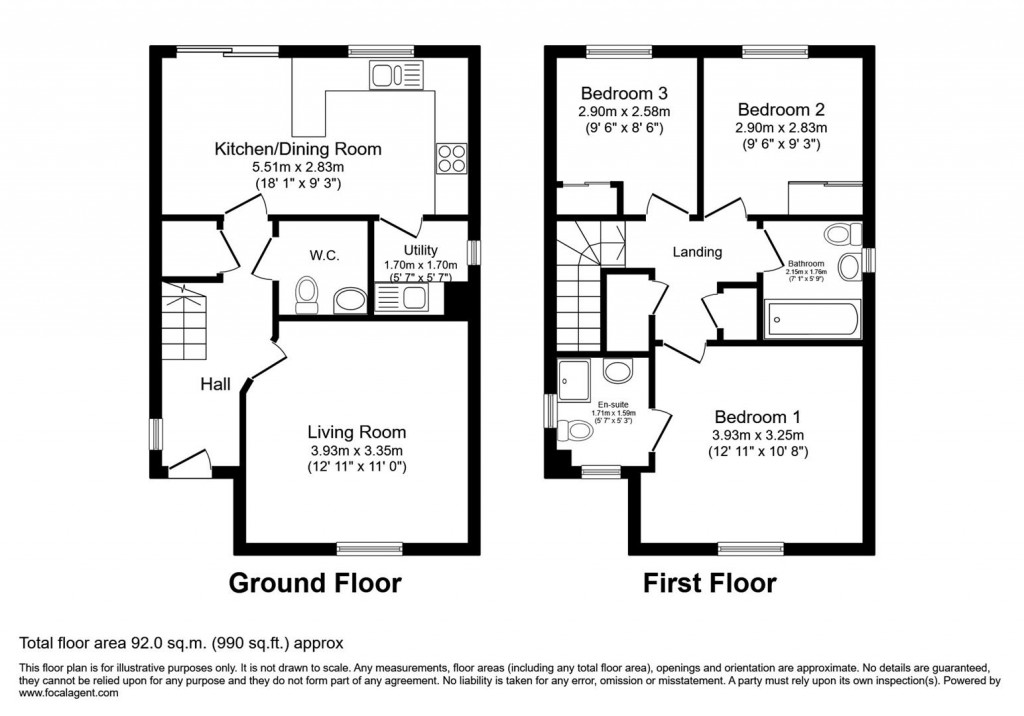Floorplans For Storer Road, Earl Shilton