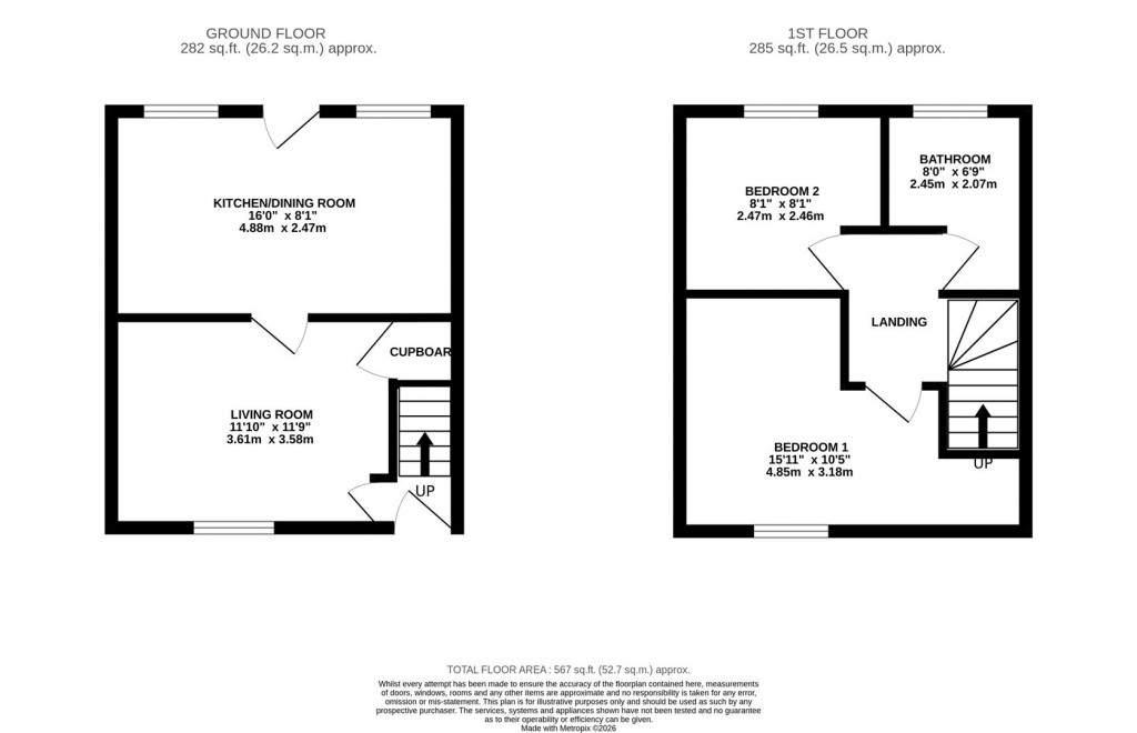 Floorplans For Studfall Avenue, Corby