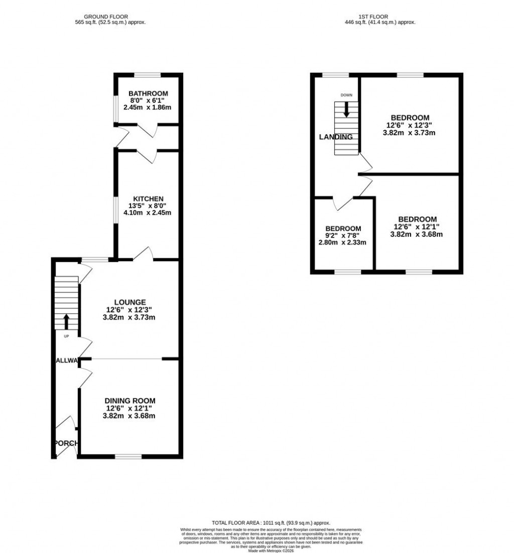 Floorplans For Halford Street, Thrapston