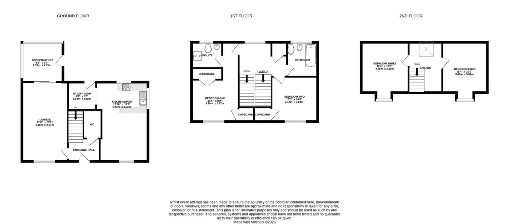 Floorplans For Hunt Close, Wellingborough