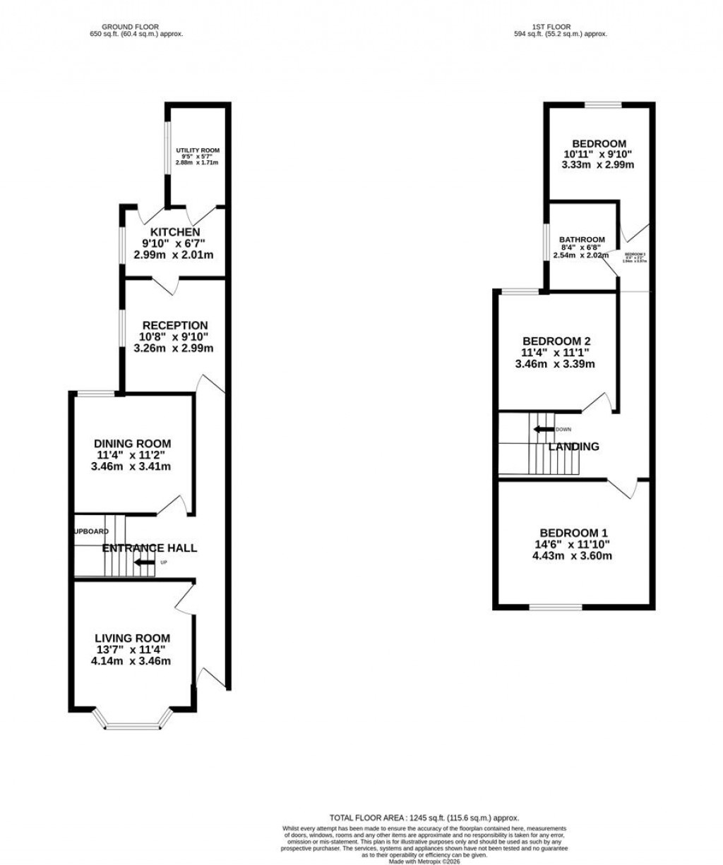 Floorplans For Bowling Green Road, Kettering