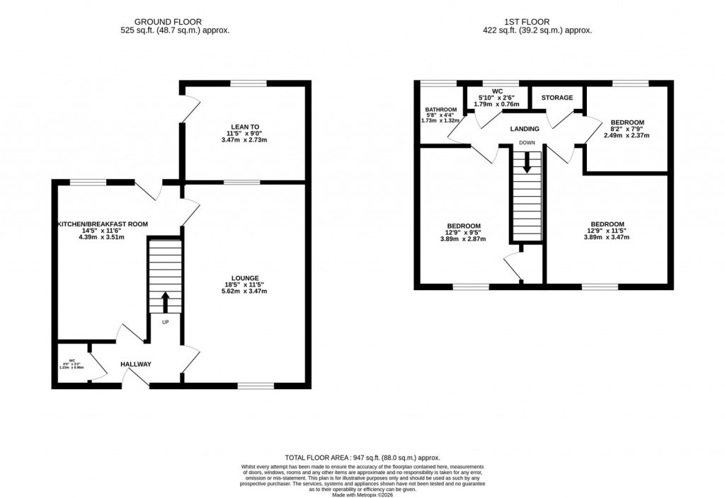Floorplans For Wakefield, Wellingborough