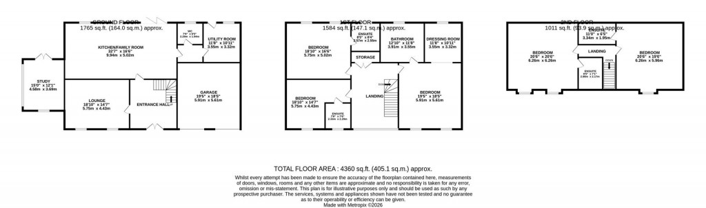 Floorplans For Coles Close, Little Harrowden