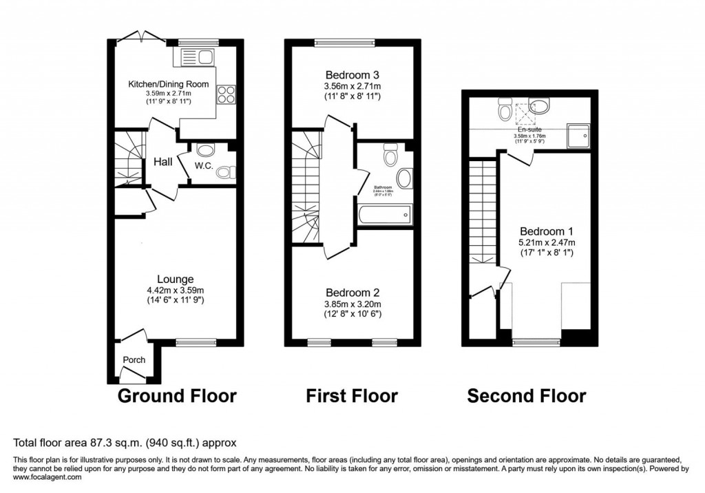 Floorplans For Sturgess Lane, Fleckney, Leicester