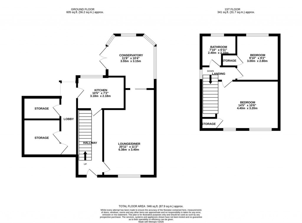 Floorplans For Kathleen Drive, Kettering