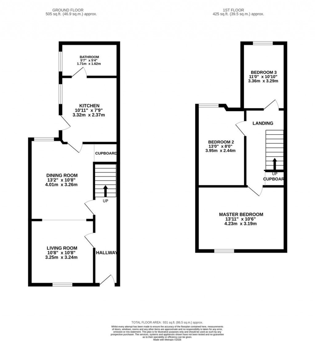 Floorplans For Bath Road, Kettering