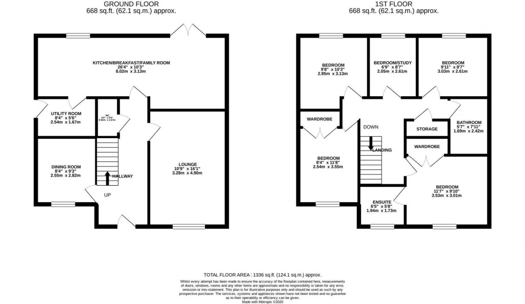 Floorplans For Silvester Road, Weldon, Corby