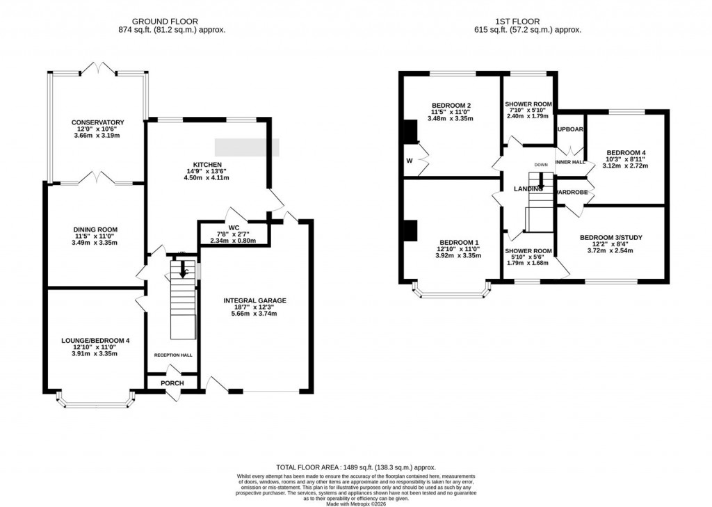 Floorplans For Station Road, Burton Latimer