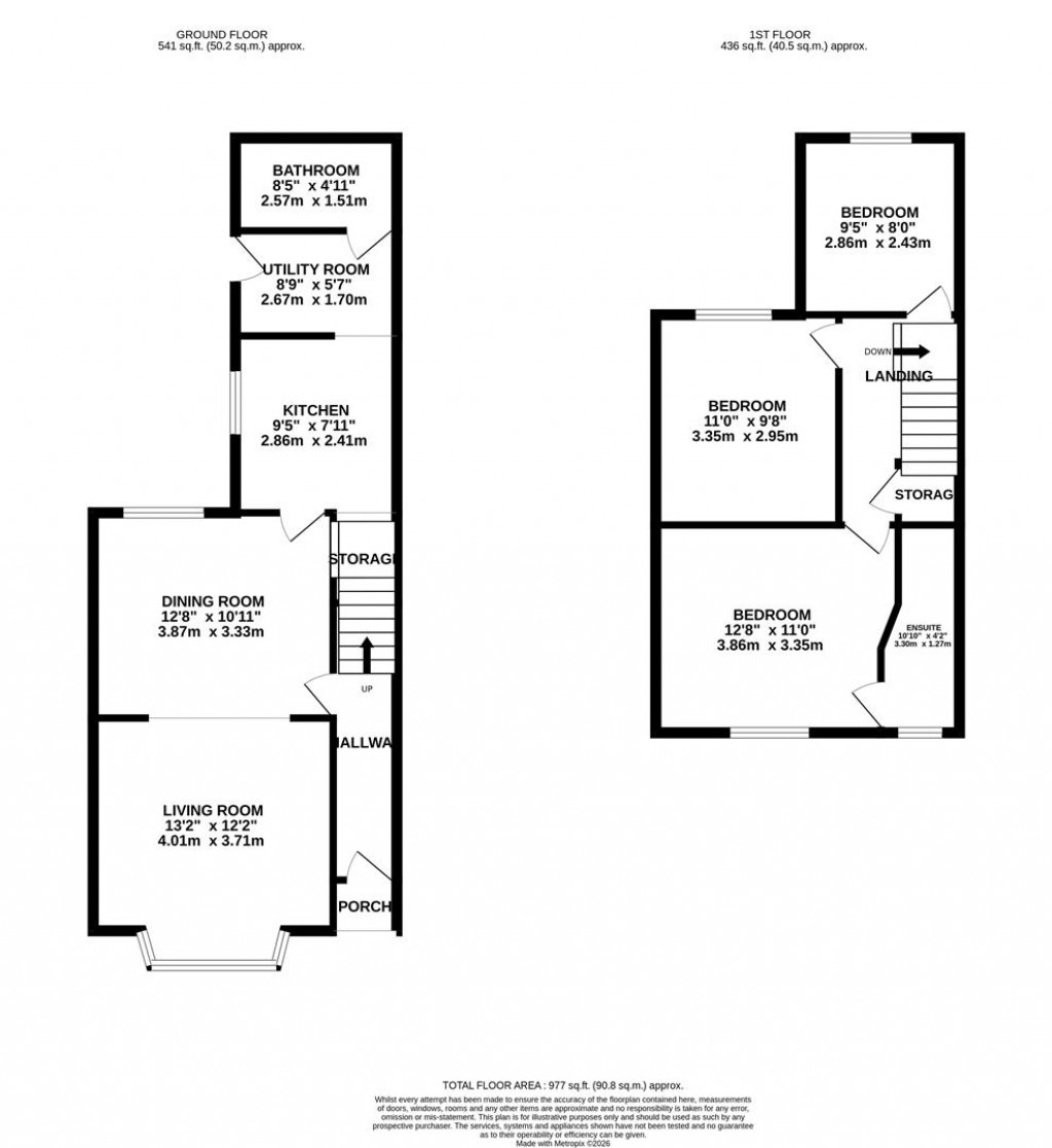 Floorplans For Lawson Street, Kettering