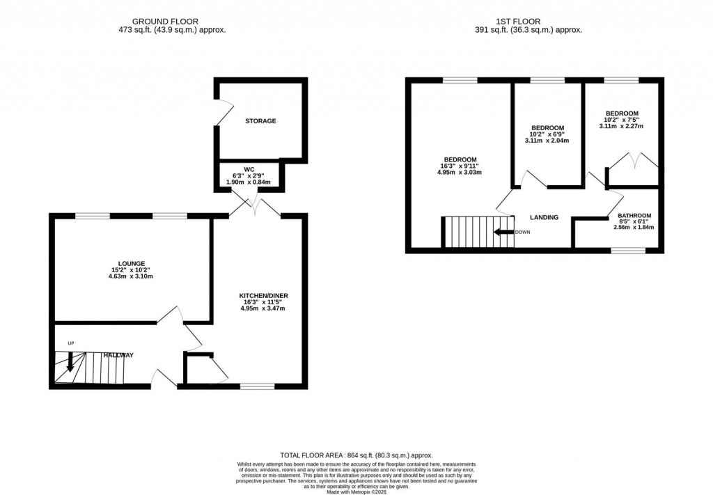 Floorplans For Forest Gate Road, Corby