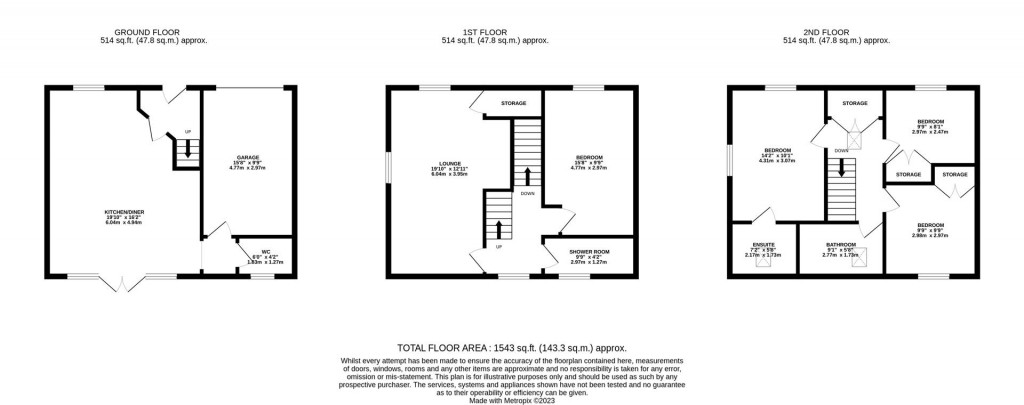 Floorplans For Jacques Road, Burton Latimer, Kettering