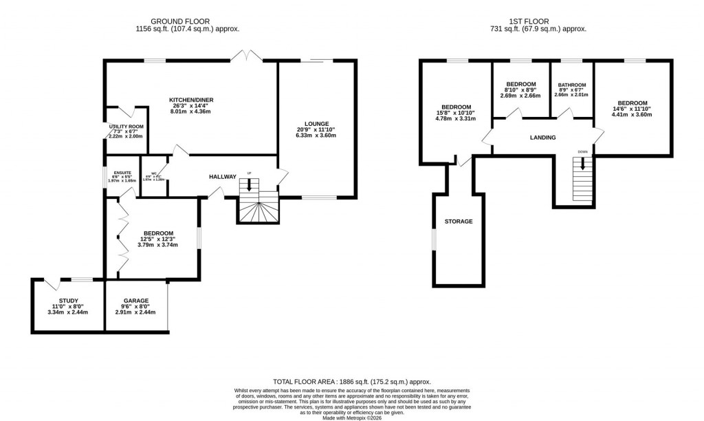 Floorplans For Harlestone Road, Northampton