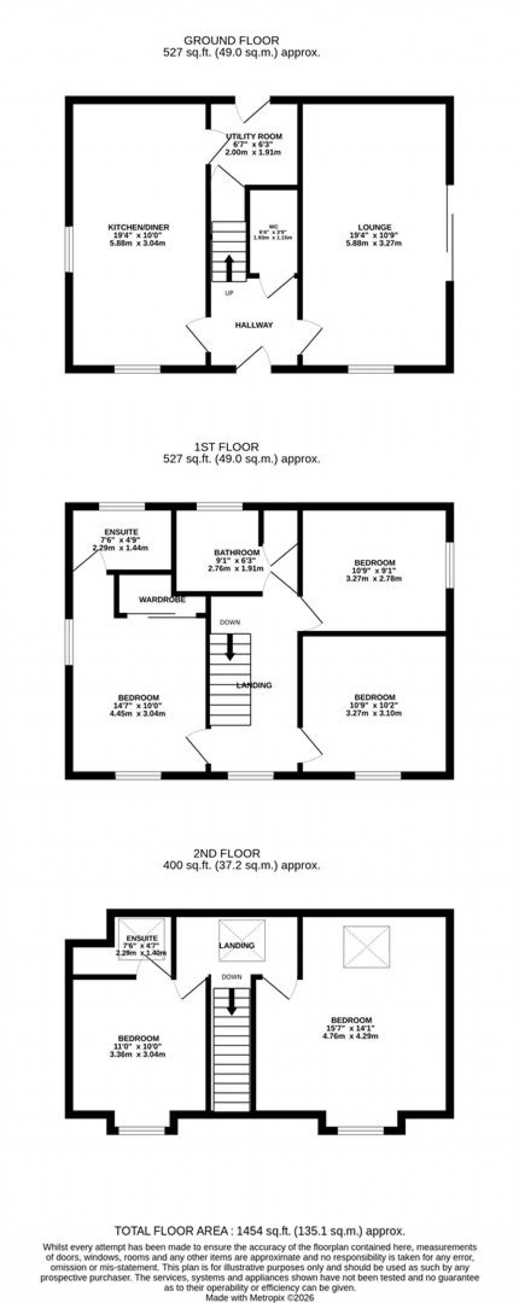 Floorplans For Lamport Way, Wellingborough
