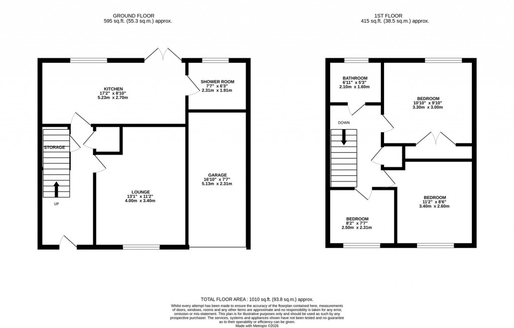Floorplans For Thames Rise, Kettering