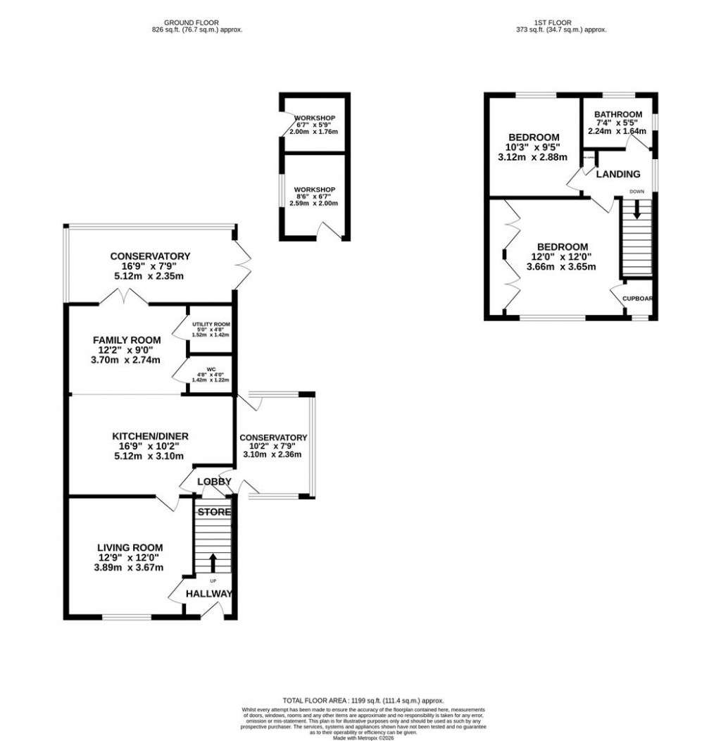 Floorplans For Regent Close, Burton Latimer