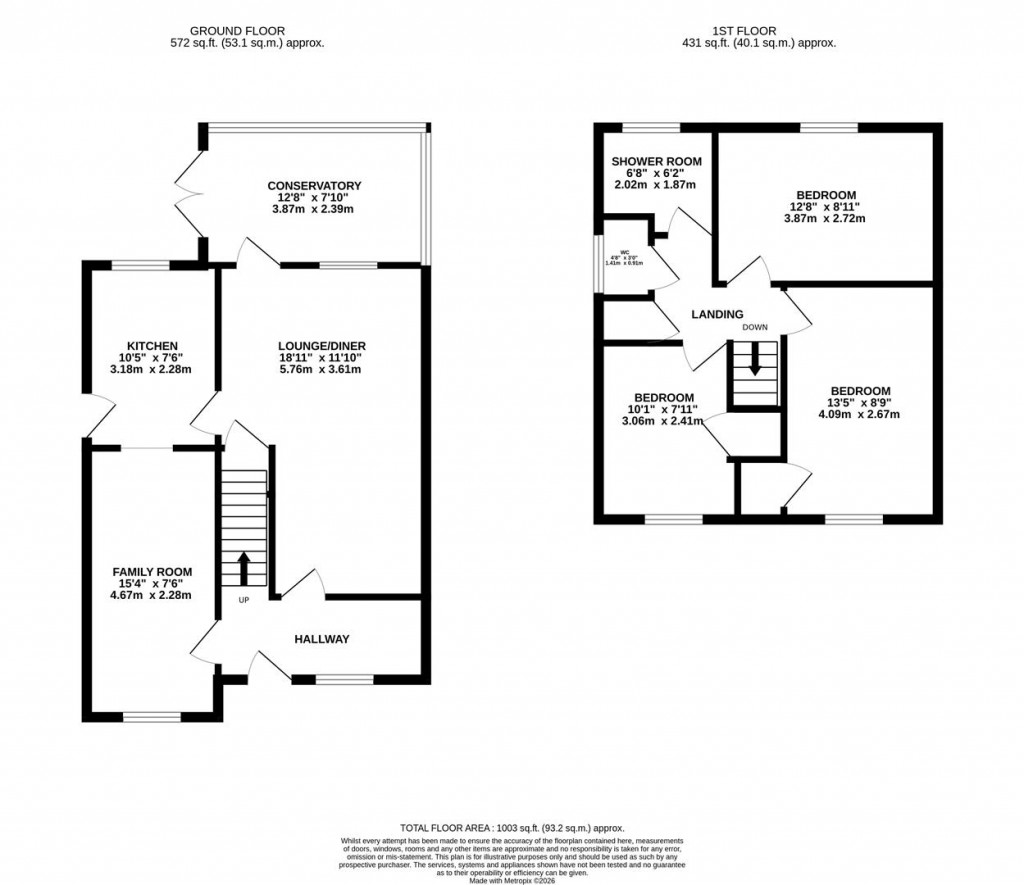 Floorplans For Marriott Close, Irthlingborough