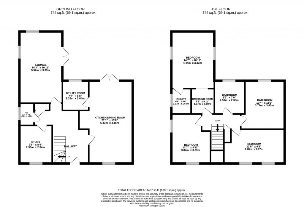Floorplans For Galena Drive, Glenvale Park, Wellingborough