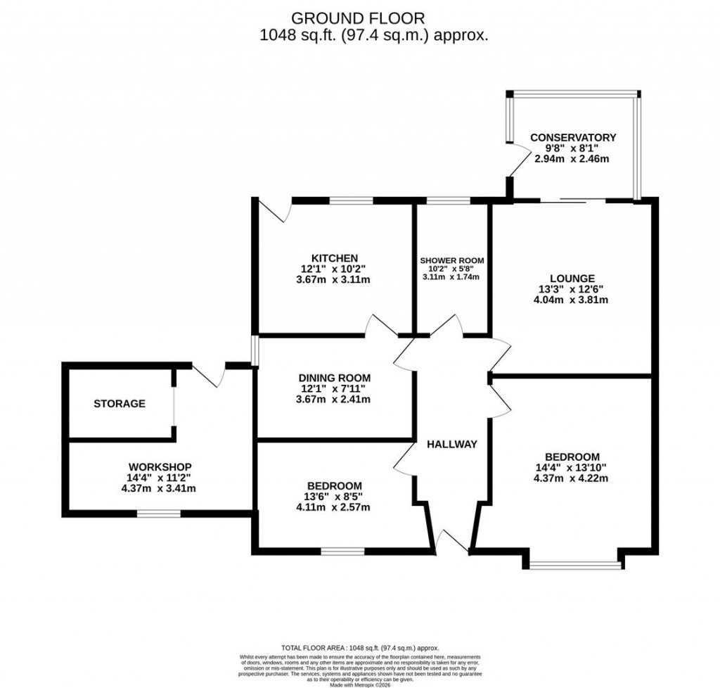 Floorplans For Rothwell Road, Desborough, Kettering