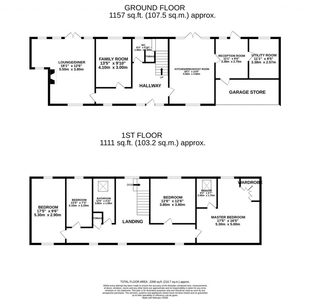 Floorplans For Chapter Barn, Burton Latimer
