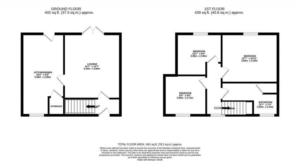 Floorplans For West Avenue, Burton Latimer