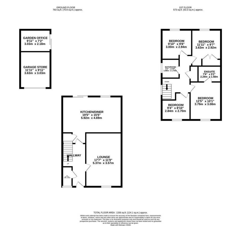 Floorplans For Jack Cumberland Road, Market Harborough