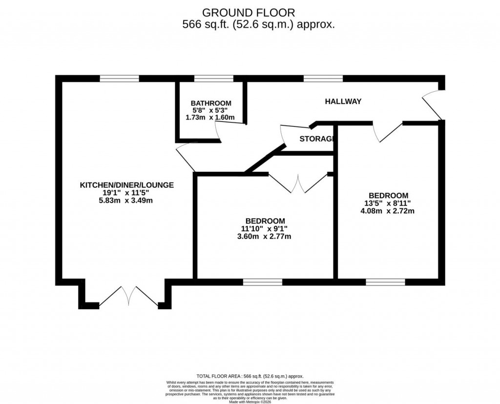 Floorplans For Grand Union Road, Market Harborough