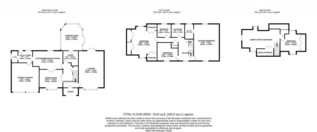 Floorplans For Grange House, Lowick Lane, Aldwincle