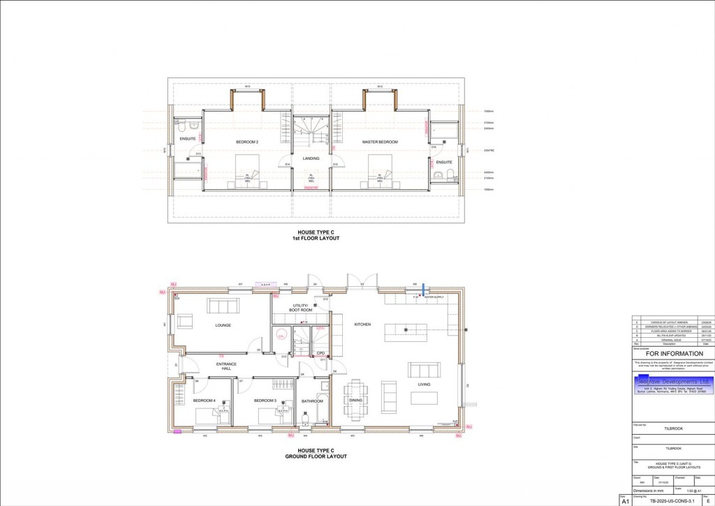 Floorplans For Lower Dean, Huntingdon